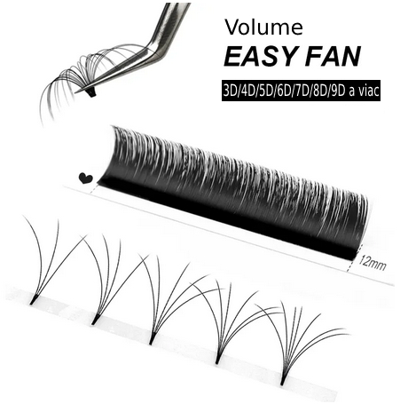 Mihalnice Volume Easy Lashes C, 0,07 mm